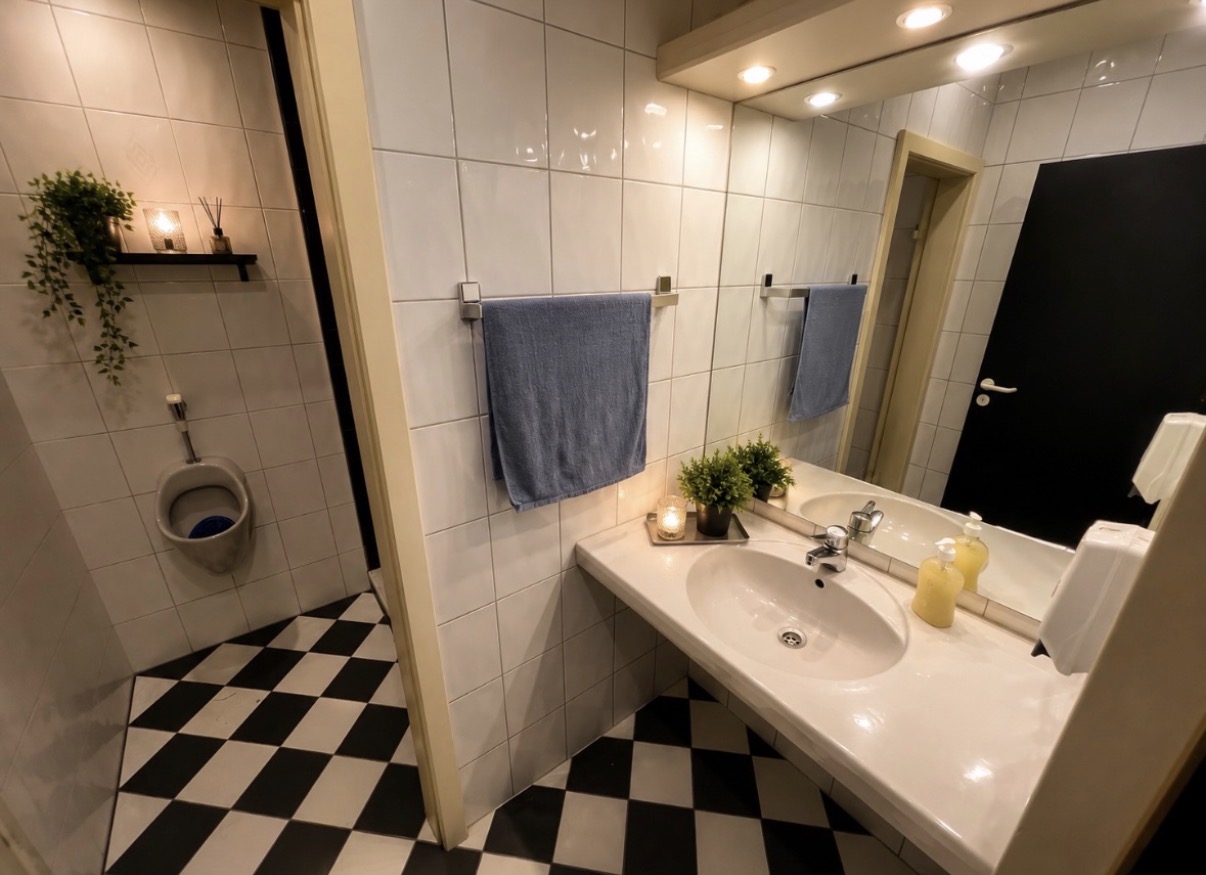 Gäste-WC mit Waschtisch